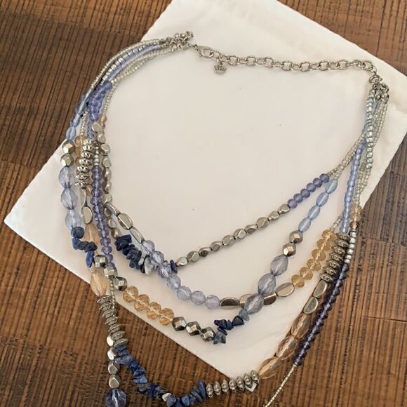 Fun pretty multi string necklace - Picture 3 of 3